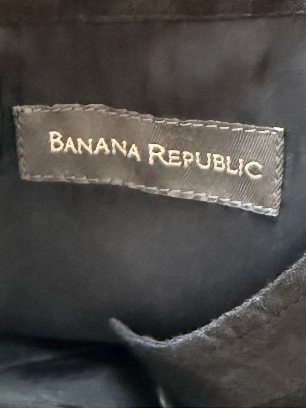 New,Banana Republic Black 100% Linen Classic Sleeveless Black Button-Front Dress - Picture 5 of 7